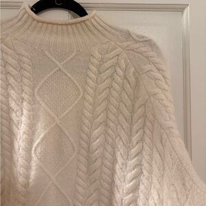 J. Crew Women's Cream Sweater - Size XL